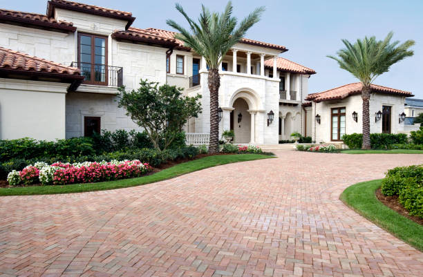 Permeable Paver Driveway in East Lake, FL